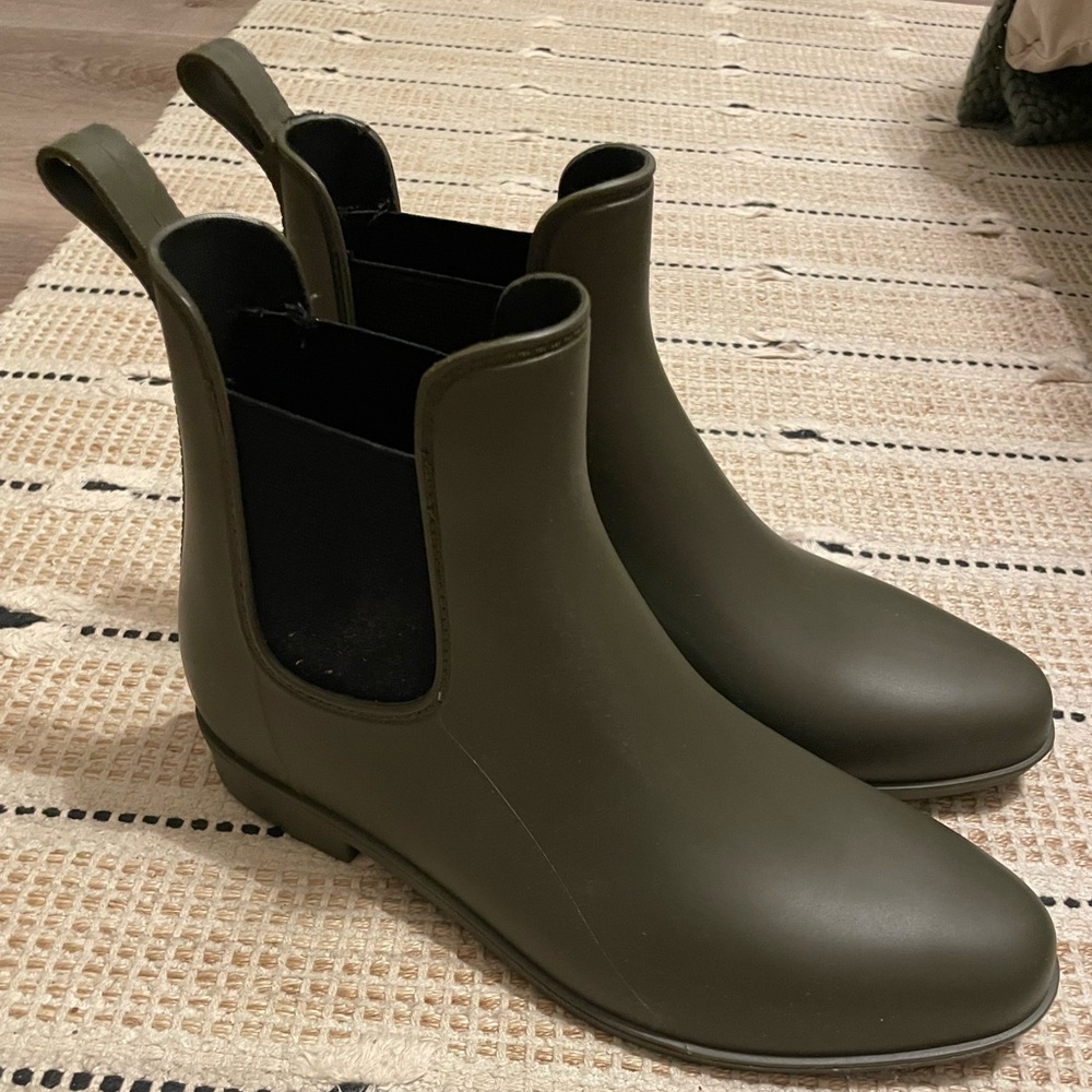“A New Day” Dark Green Women's Rain Boots